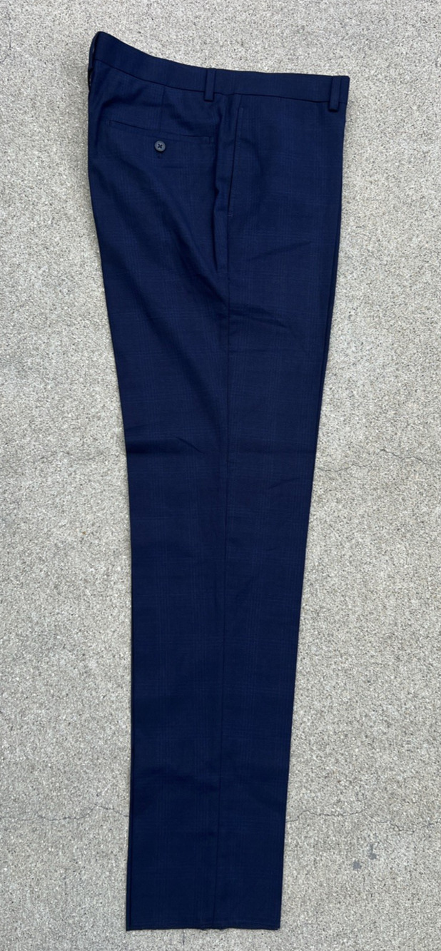 ENGLISH LAUNDRY Blue Plaid Dress Pants Men’s Size 42x35 NWOT